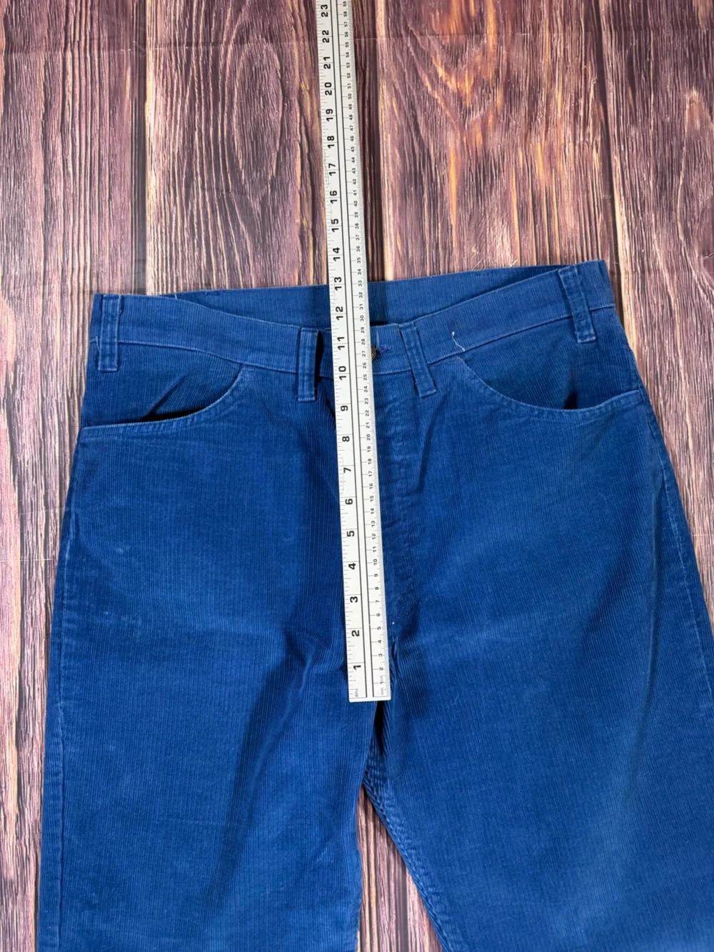 Vintage Levis 646 Corduroy Pants Mens 36x34 White Tab Bell‎ Bottom flared 70s